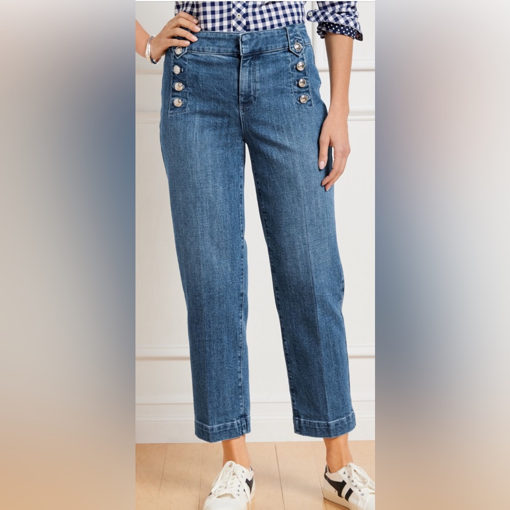 petite size cropped jeans